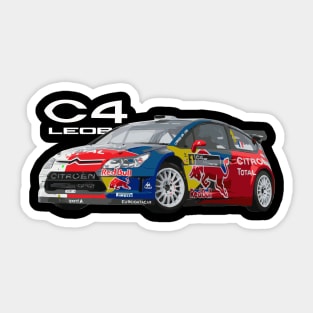 Sébastien Loeb C4 WRC CAR Sticker